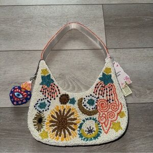 New Release Viral Beaded Sun, Moon And Stars With Evil Eye Shoulder Bag ☀️⭐️💫